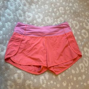 Pink Lululemon speed ups